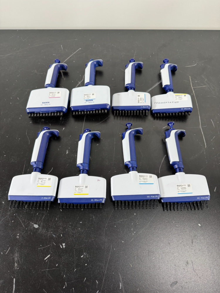 Image of Rainin Pipet-Lite XLS Multichannel Pipettes - Quantity 8